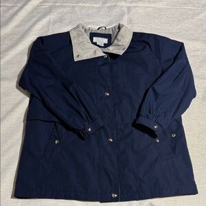 Classic Navy Blue Jacket with Silver Buttons